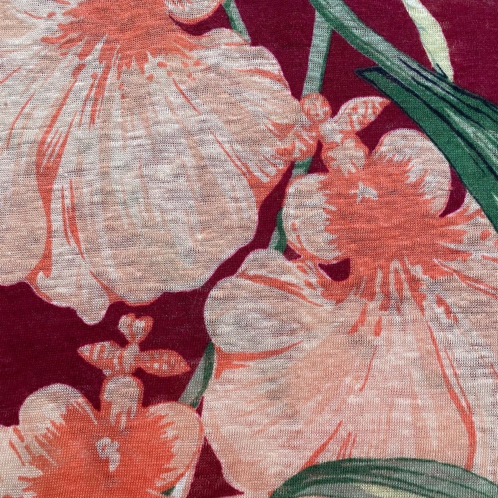 Ann Taylor Linen Knit Tropical Top NEW - Picture 5 of 12